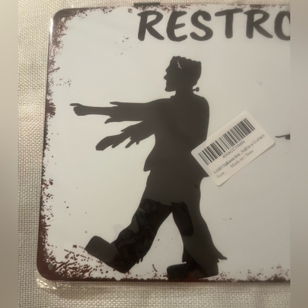 2/$14.00 Frankenstein Bathroom Sign - Picture 2 of 7